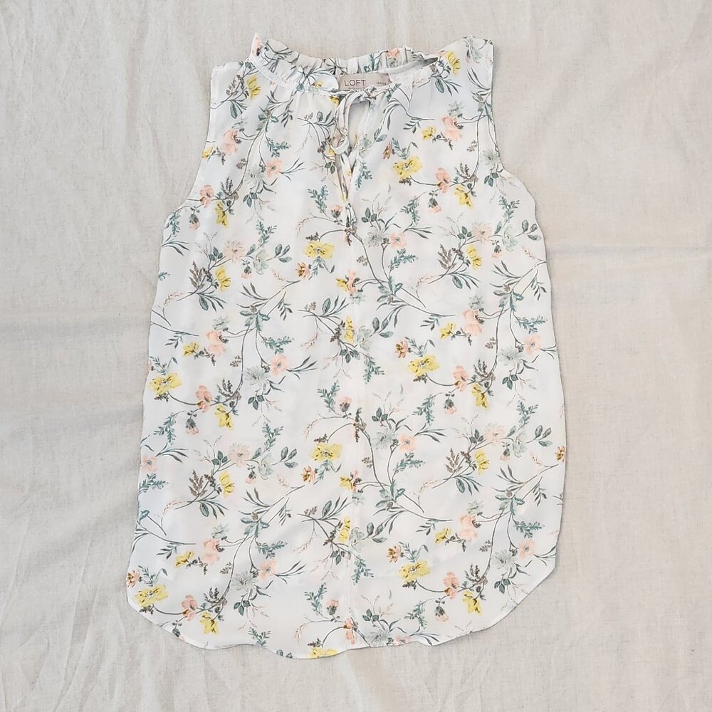 Loft Floral Shell Top - XXSP